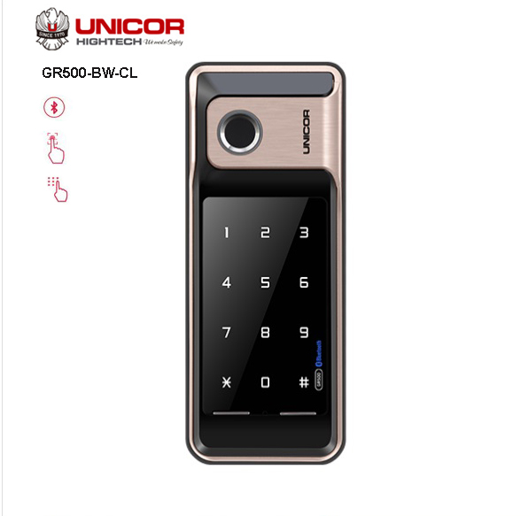 Hướng dẫn sử dụng khóa vân tay Unicor GR500 - BW - GLC