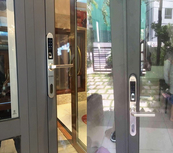 Khóa cửa nhôm kính được trang bị các tính năng hiện đại